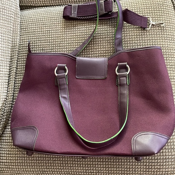 Dionite by Remo eggplant color tote bag - Picture 2 of 8